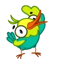 Bird of Paradise emoji 👋