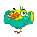 Bird of Paradise emoji 💪