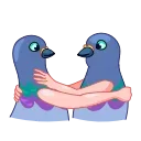 Birds emoji 👩‍❤️‍👨