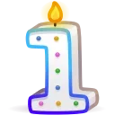 Birthday Collection emoji 1️⃣