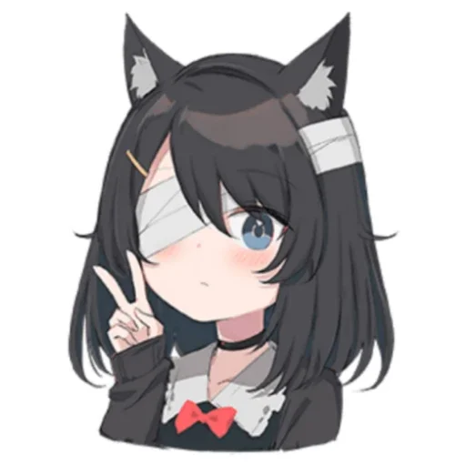Telegram Sticker «Black cat Eve» 📸