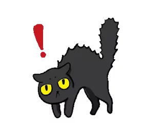 Black Cat Misty | emoji 🐾
