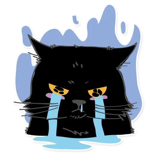 Telegram Sticker «Black Cat» 😼