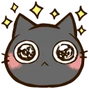 Black Cat HD emoji 🥺
