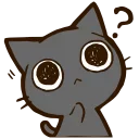Black Cat HD emoji 🤔