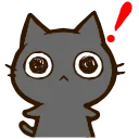 Black Cat HD emoji 😳