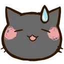 Black Cat HD emoji 😅