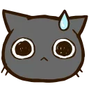 Black Cat HD emoji 😥