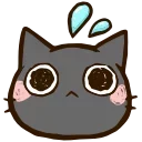Black Cat HD emoji 😳