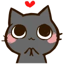 Black Cat HD emoji 🥹