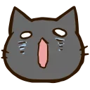 Black Cat HD emoji 😫