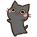 Black Cat HD emoji 🤗