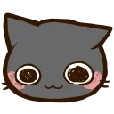 Емодзі телеграм Black Cat