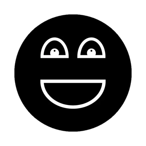 Telegram stiker «Black Emojs» 🙄