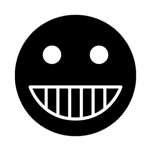 Telegram stiker «Black Emojs» 😧