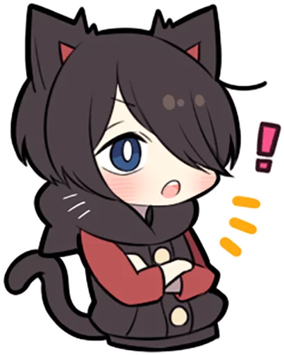 Емодзі Black Kitten ❗