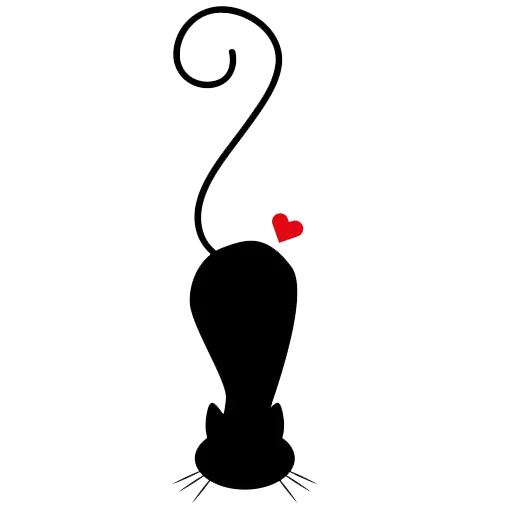 Black Love Cat emoji ☹️