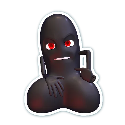 Telegram Sticker «BlackSmileyKher» ?