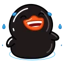 Black Duck  emoji 😂