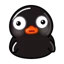 Black Duck emoji 😳