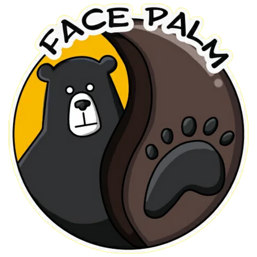 Black Bear Coffee emoji 🤭