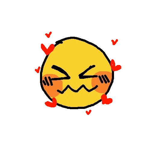 Telegram Sticker «Blessed Emojis» 🥰
