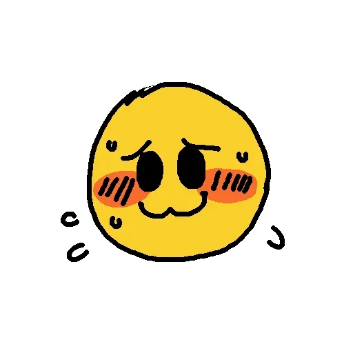Telegram Sticker «Blessed Emojis» 😔