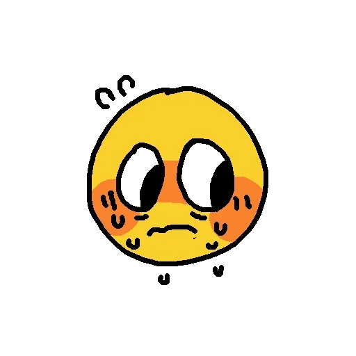 Стикер Telegram «Blessed Emojis» 😰