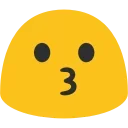 Blob Emoji Smileys emoji 😗