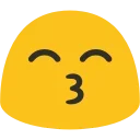 Blob Emoji Smileys emoji 😙