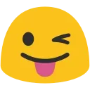 Blob Emoji Smileys emoji 😜