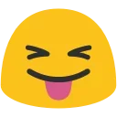 Емодзі Blob Emoji Smileys  😝
