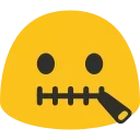 Blob Emoji Smileys emoji 🤐