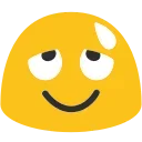 Blob Emoji Smileys emoji 😌