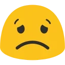 Емодзі Blob Emoji Smileys  😟