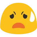 Емодзі Blob Emoji Smileys  😧
