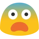 Blob Emoji Smileys emoji 😨