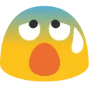 Емодзі Blob Emoji Smileys  😰