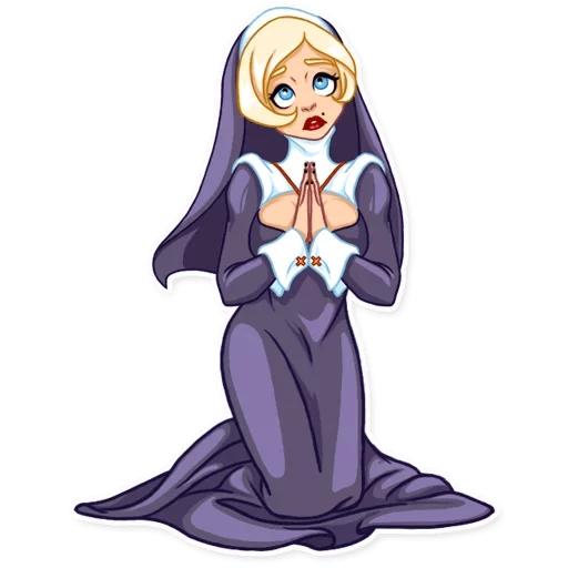 Naughty Nun sticker 🙏