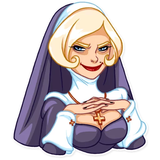 Стикер Naughty Nun 😈