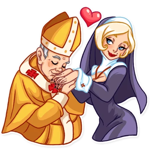 Naughty Nun sticker 😘