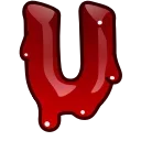 Эмодзи Bloody Font Emoji 🫵