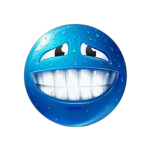 Telegram Sticker «Blue Ball» 😁