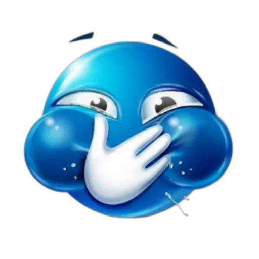 Telegram stiker «Blue Ball» 😂