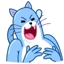 Blue Cat emoji 🤣