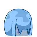 Blue Cat emoji 😔