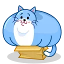 Blue Cat sticker 🙂