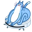 Blue Cat sticker 🏃‍♂️