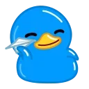 Blue Duck  emoji ✈️