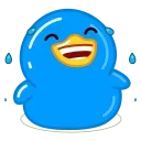 Blue Duck  emoji 😂